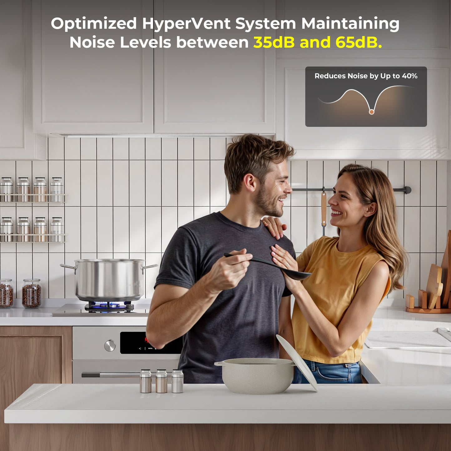 900 CFM Convertible Insert Range Hood with Remote,Touch Control LCD,Long-term Warranty in Stainless Steel
