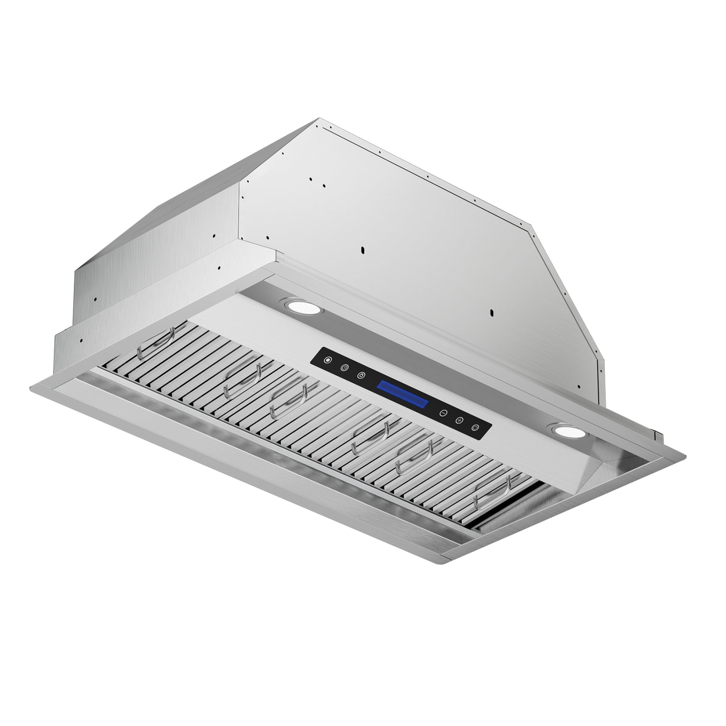 900 CFM Convertible Insert Range Hood with Remote,Touch Control LCD,Long-term Warranty in Stainless Steel