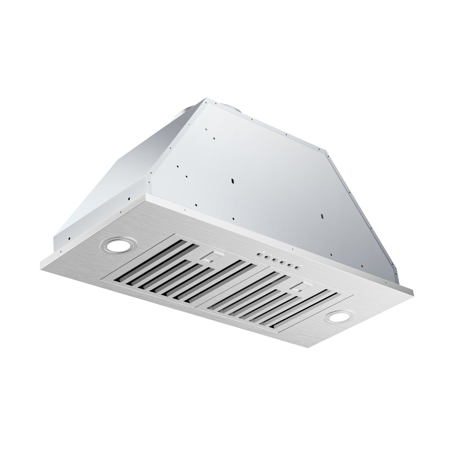 900 CFM Convertible Insert Range Hood with 4-Speed Control,Low Noise,Long-term Warranty,Lights in Stainless Steel