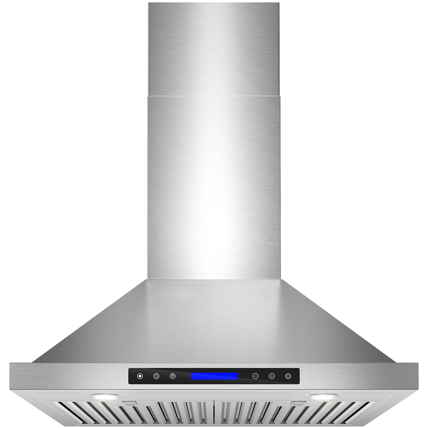 900 CFM Convertible Wall Mount Range Hood with Remote,Touch Control LCD,Long-term Warranty in Stainless Steel