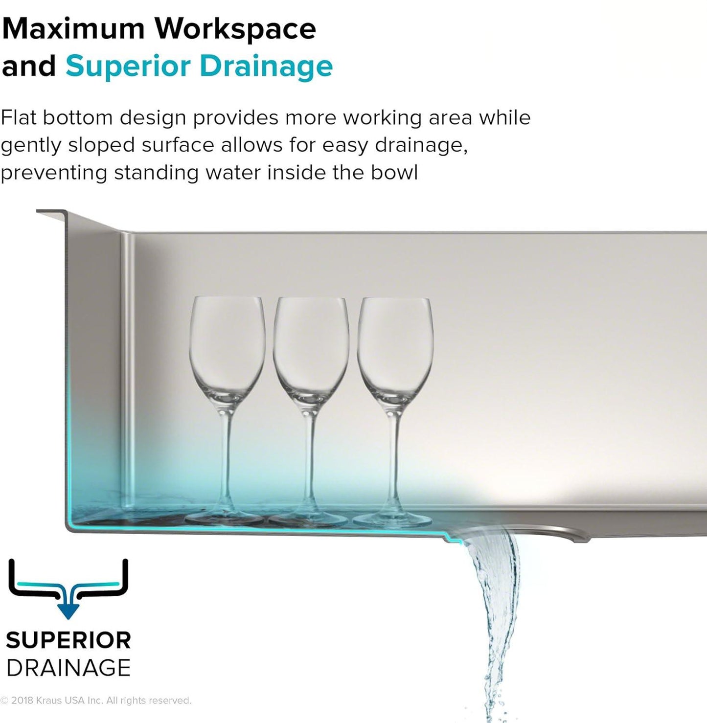 Paredi KHU103-33 Standart Pro 33 -inch Undermount 60/40 Double Bowl 16 Gauge Stainless Steel Kitchen Sink